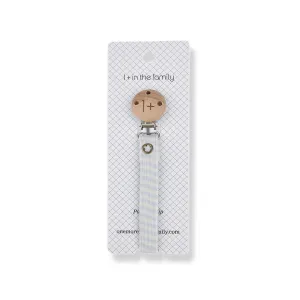 1  in the family Aina Pacifier Clip - Misty Blue