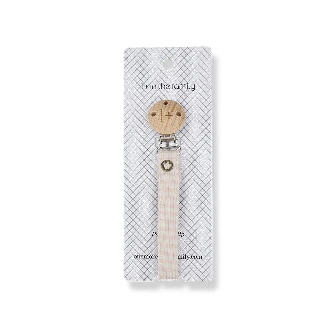 1  in the family Aina Pacifier Clip - Nude
