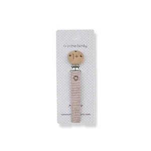 1  in the family Ivana Pacifier Clip - Old-Rose