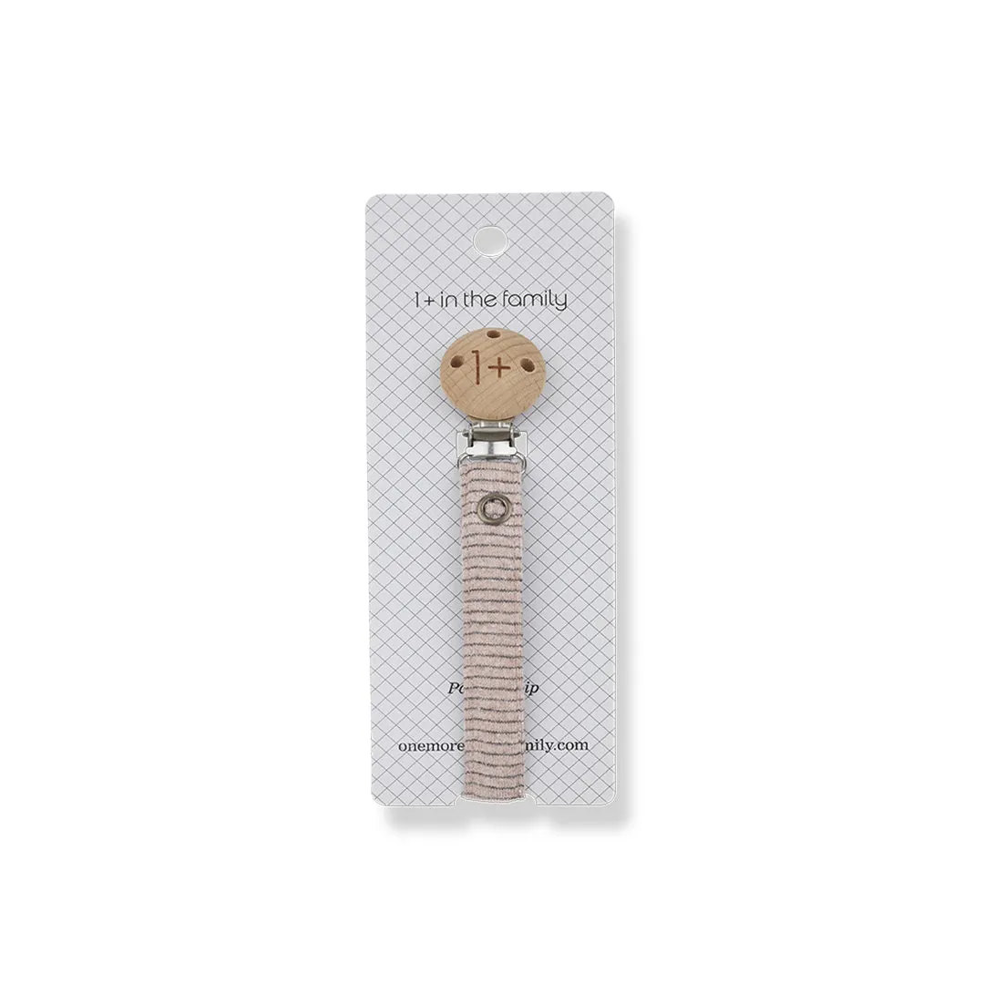 1  in the family Ivana Pacifier Clip - Old-Rose