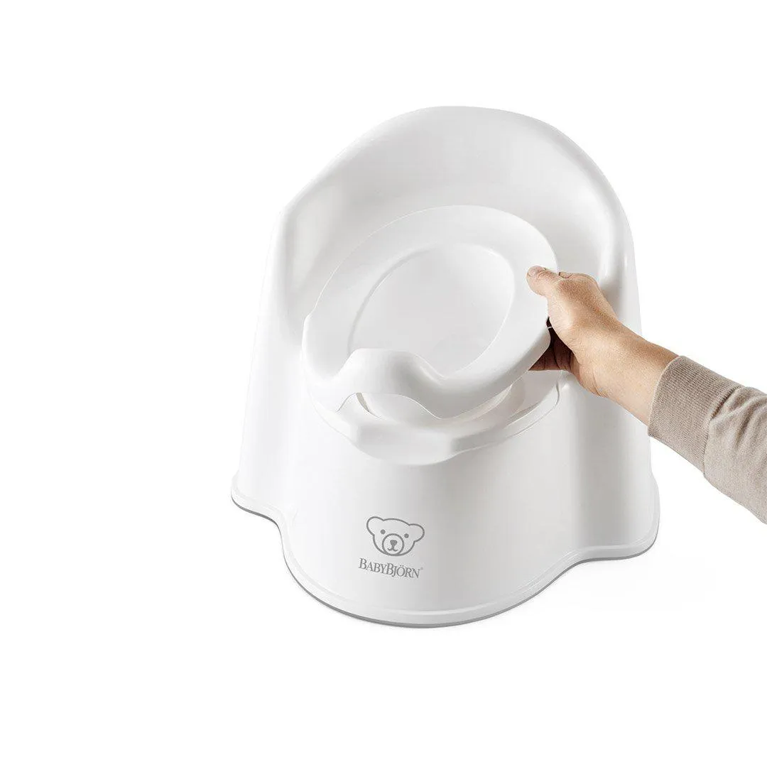 BabyBjorn Potty Chair - Grey/White
