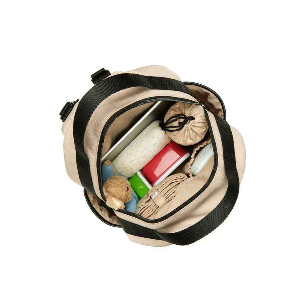 Babymel Lola Eco Quilt Changing Backpack - Taupe