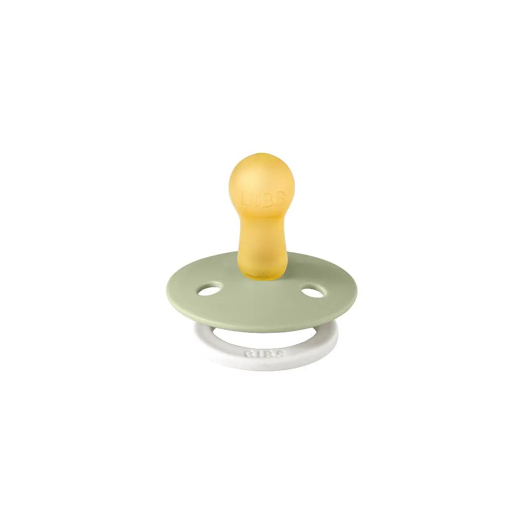 BIBS Colour GLOW Latex Pacifier - Sage