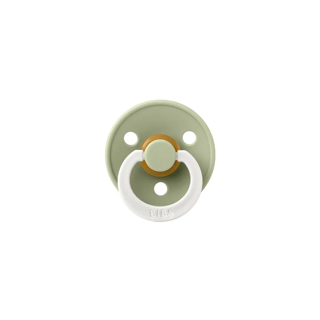 BIBS Colour GLOW Latex Pacifier - Sage