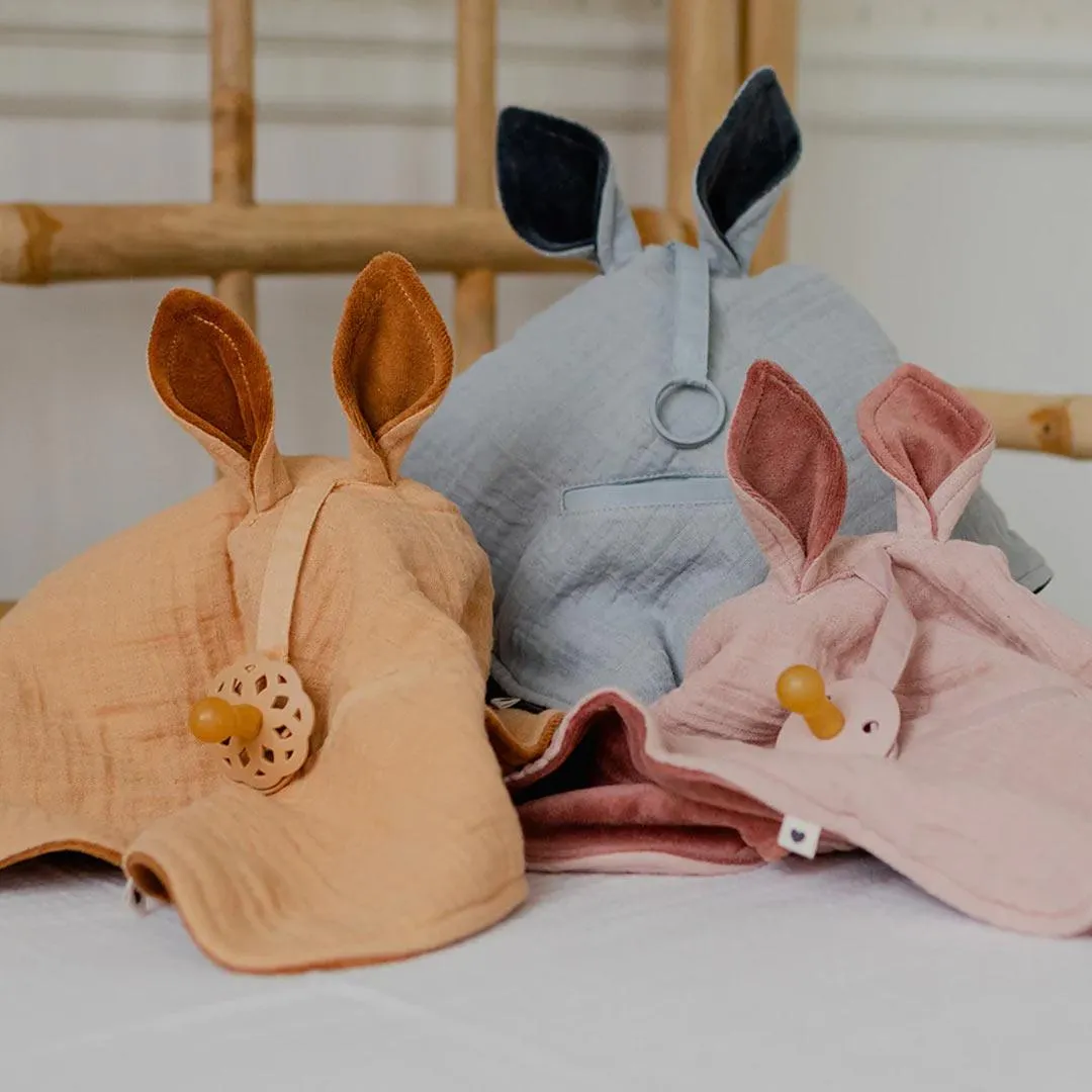 BIBS Cuddle Pacifier Cloth - Sage - Kangaroo