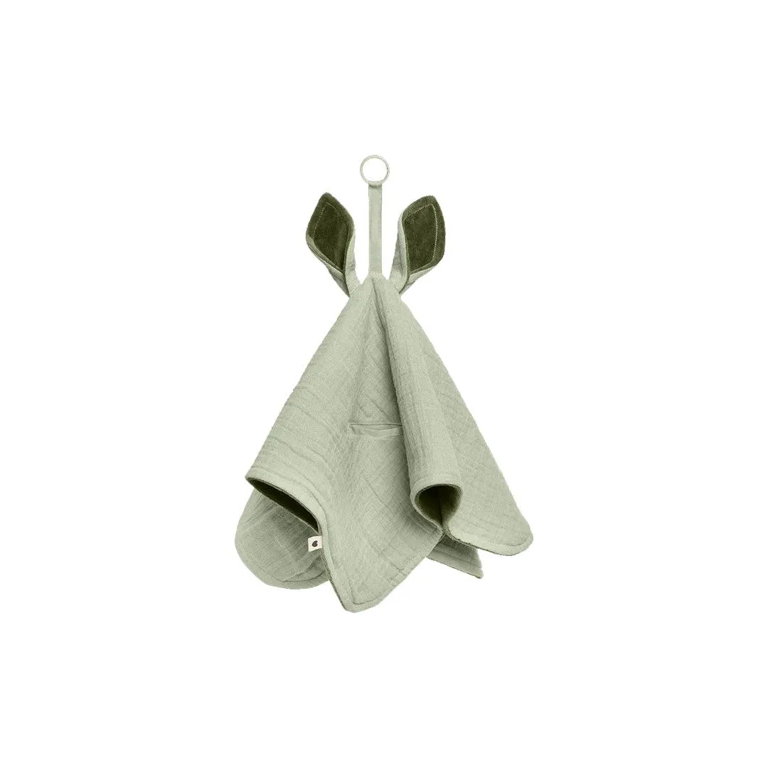 BIBS Cuddle Pacifier Cloth - Sage - Kangaroo