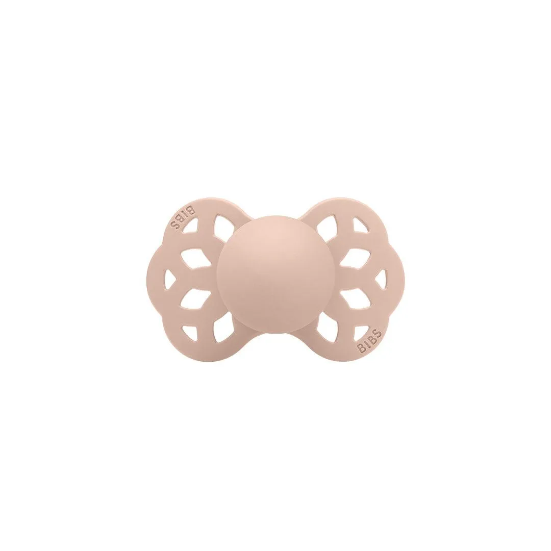 BIBS Infinity Symmetric Pacifier - Blush - Silicone