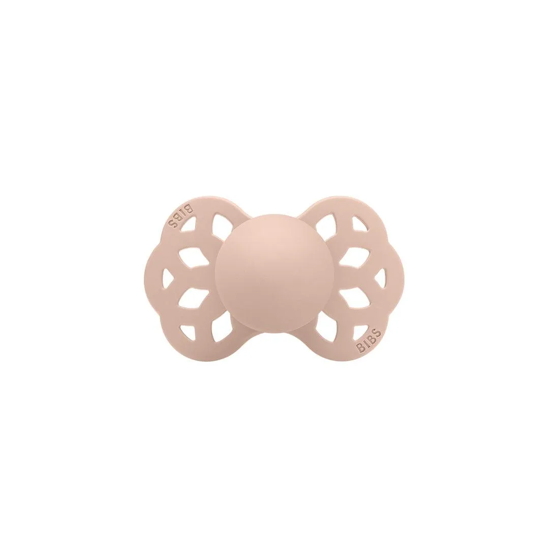 BIBS Infinity Symmetric Pacifier - Blush - Silicone