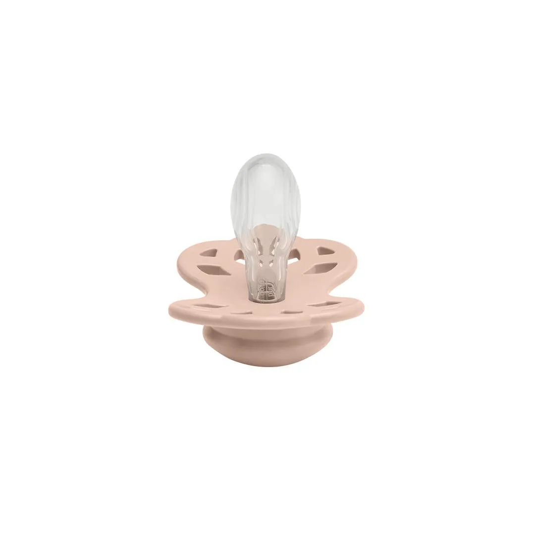 BIBS Infinity Symmetric Pacifier - Blush - Silicone