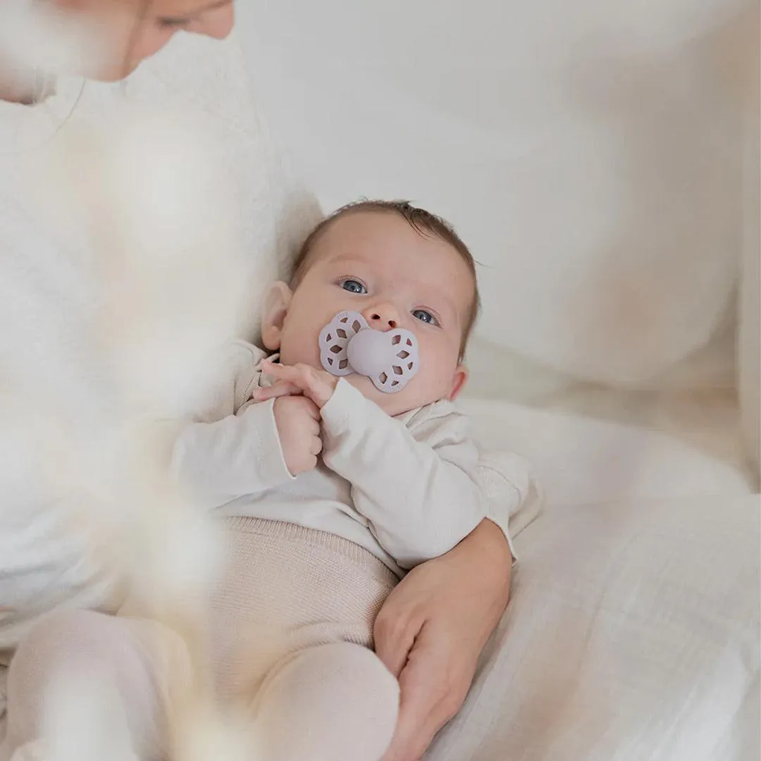 BIBS Infinity Symmetric Pacifier - Blush - Silicone