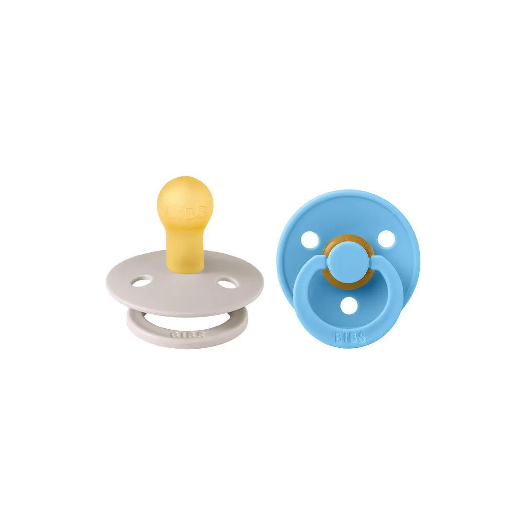 BIBS Pacifier Colour 2 Pack - Mushroom/Breeze