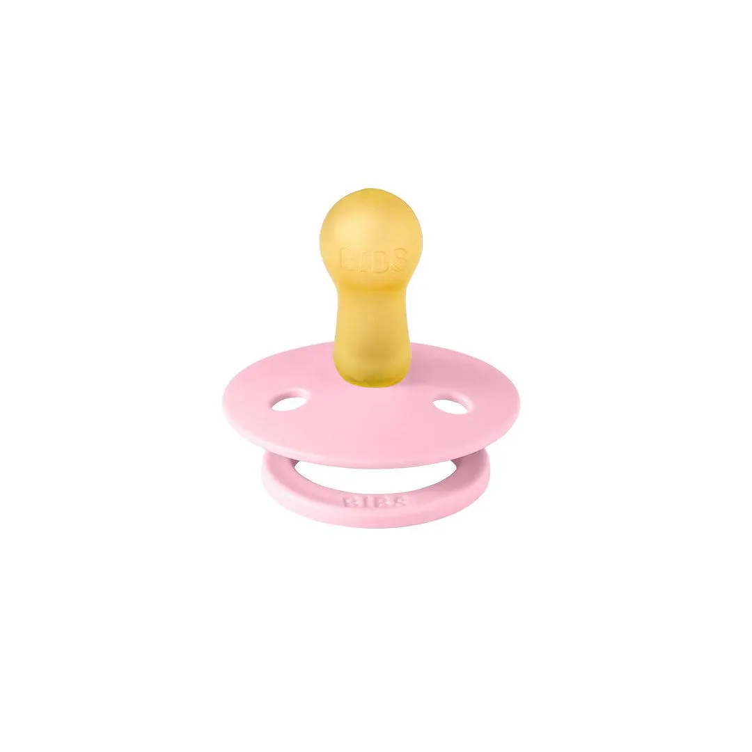 BIBS Studio Block Latex Pacifier - 2 Pack - Baby Pink Coral Mix