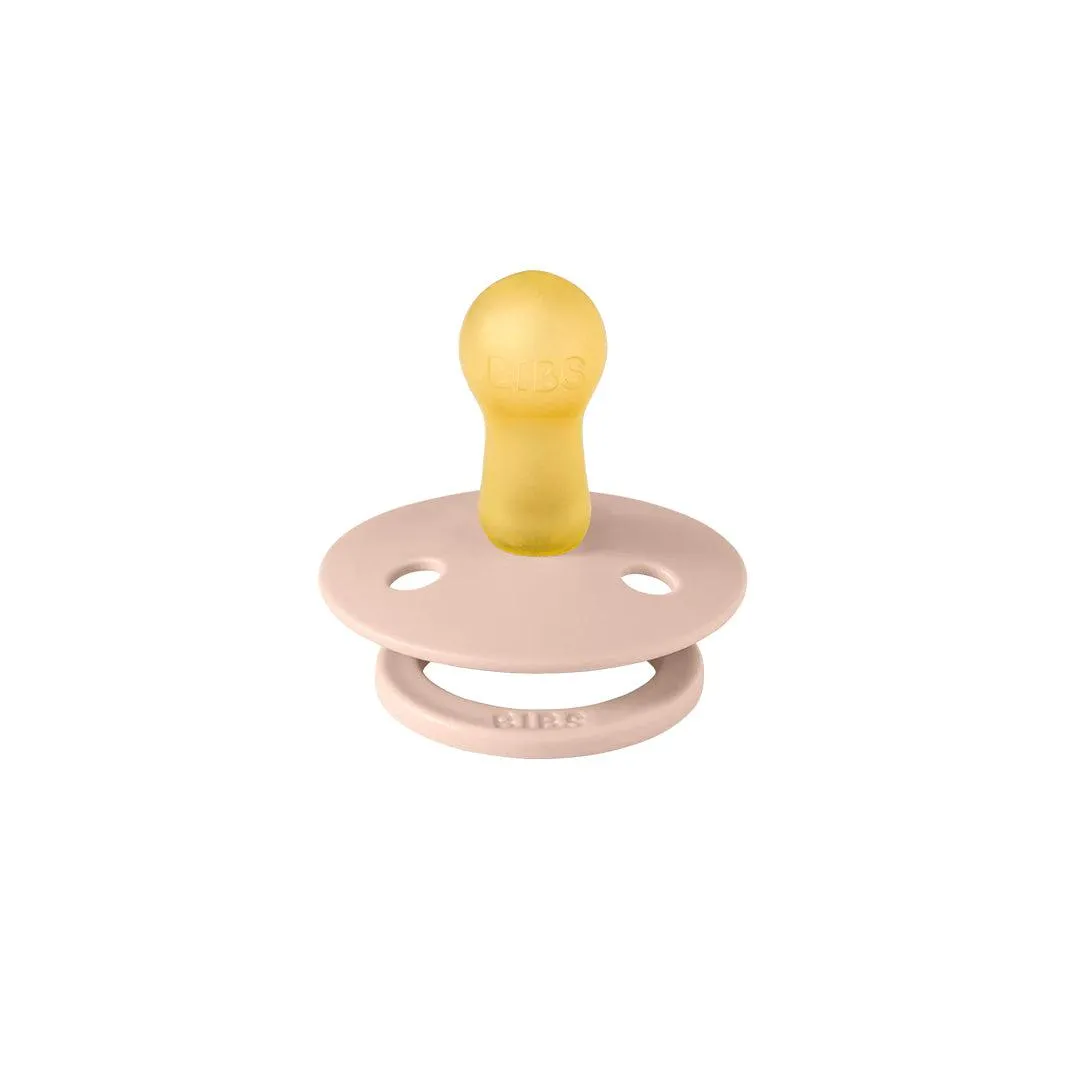 BIBS Studio Block Latex Pacifier - 2 Pack - Blush Mix
