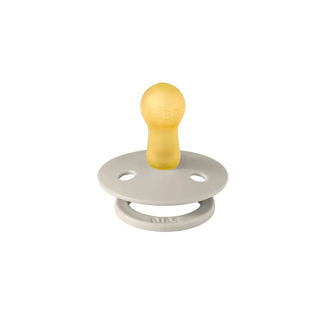 BIBS Studio Block Latex Pacifier - 2 Pack - Sand Mix