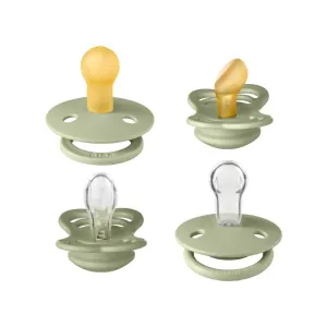 BIBS Try-It Mixed Pacifier Collection - Sage - 4 Pack