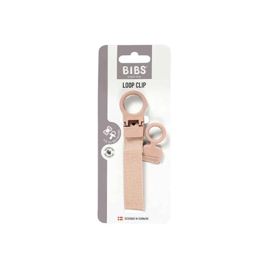 BIBS World BIBS Pacifier Clip Loop - Blush