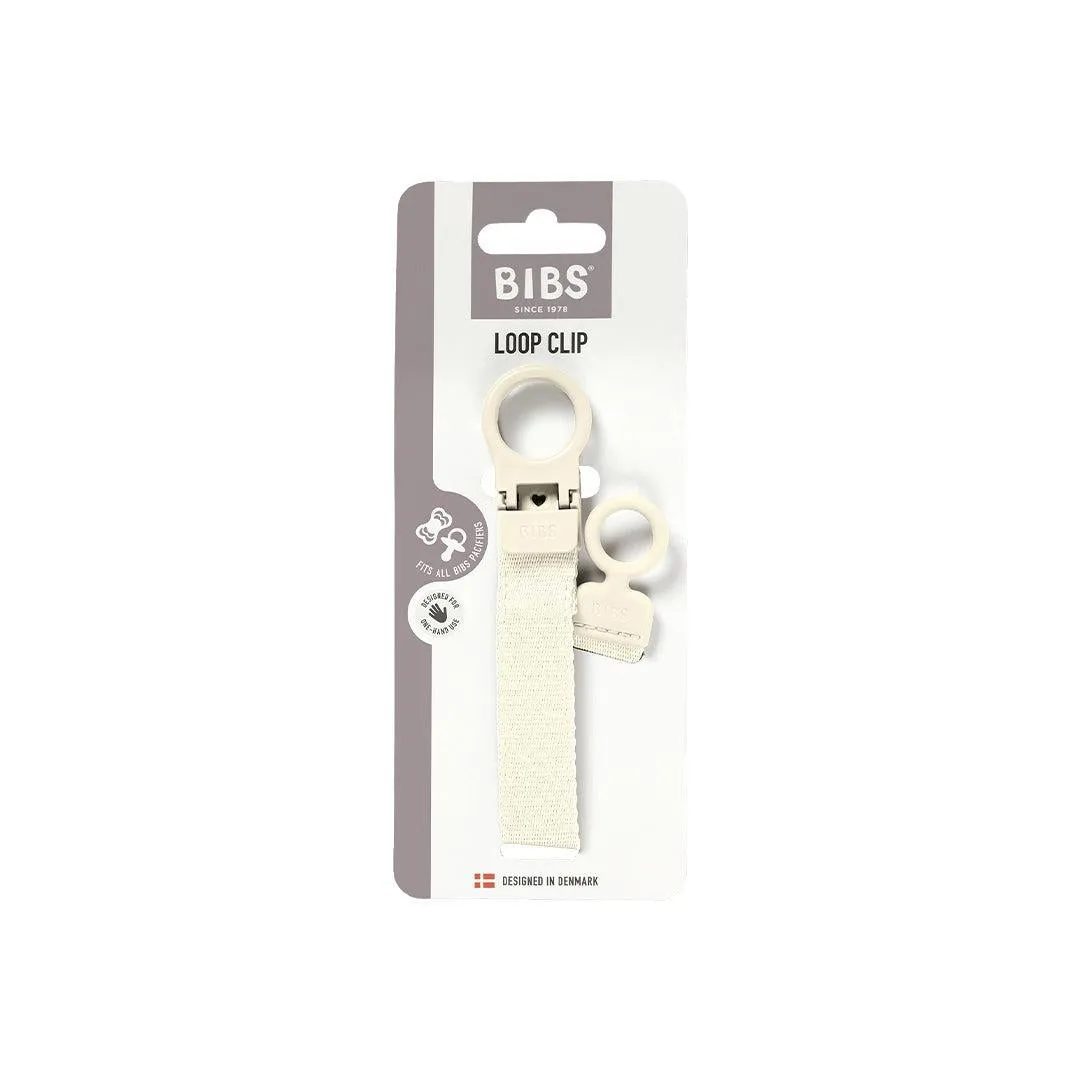 BIBS World BIBS Pacifier Clip Loop - Ivory