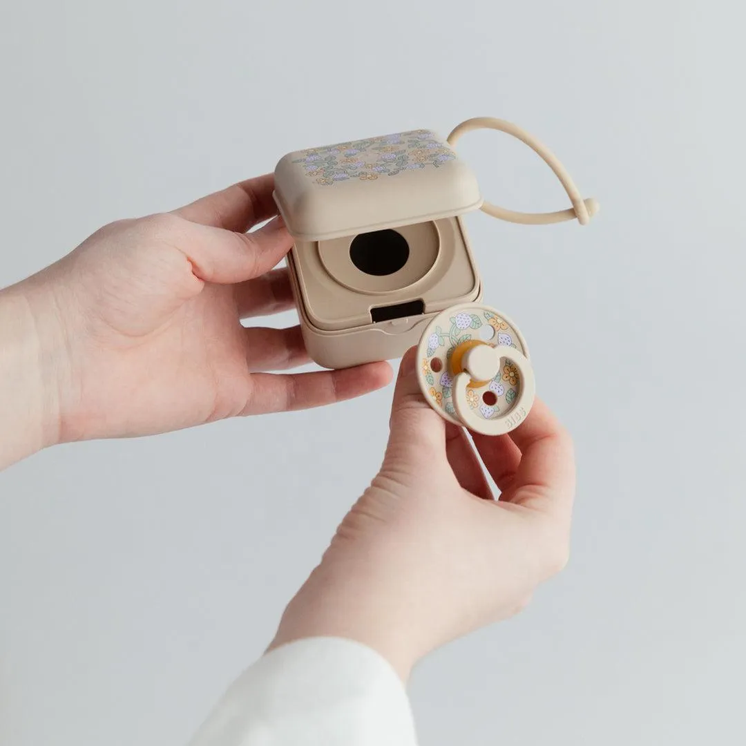 BIBS X LIBERTY Pacifier Box - Vanilla - Strawberries and Cream