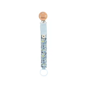 BIBS X LIBERTY Pacifier Clip - Baby Blue - Camomille Lawn