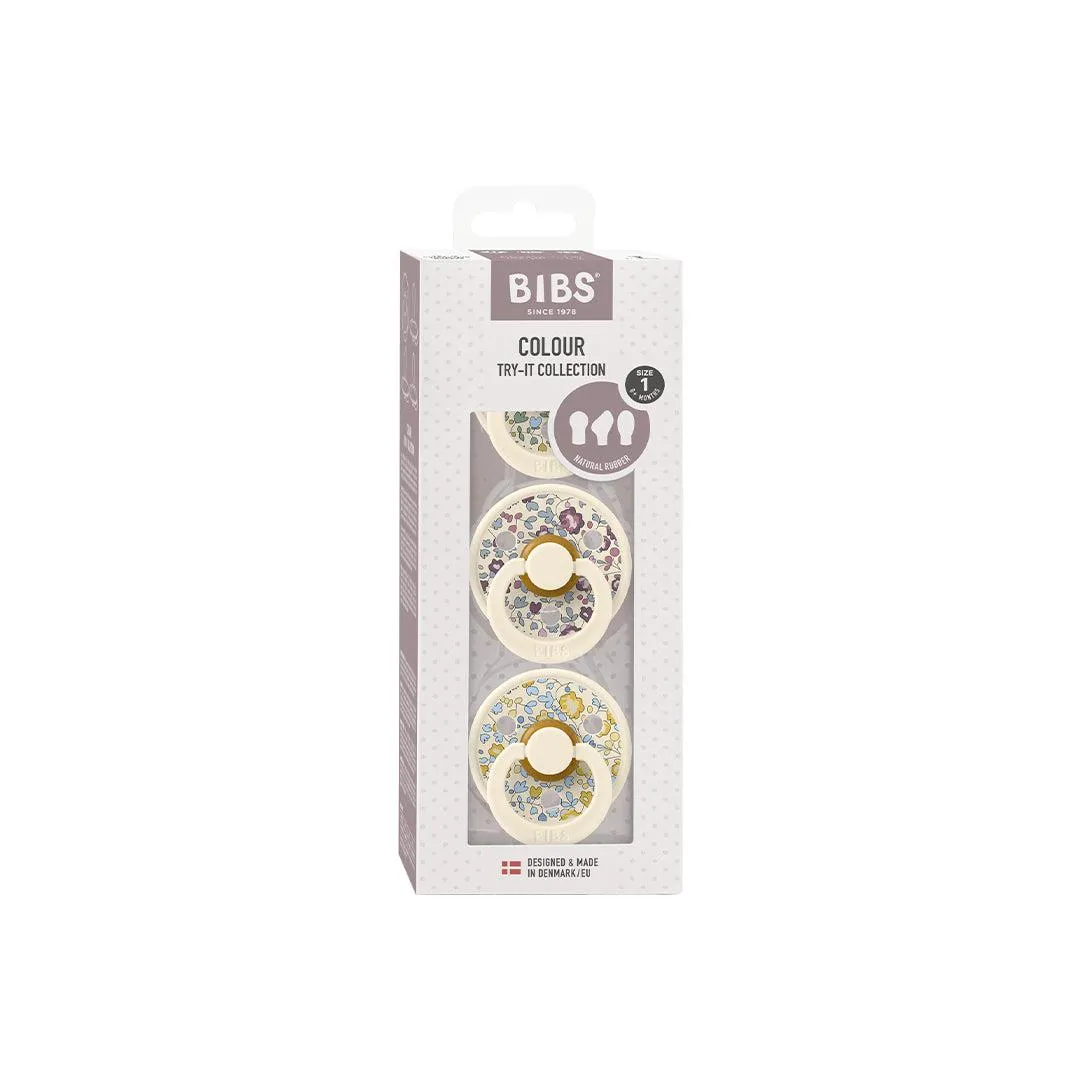 BIBS X LIBERTY Try-It Eloise Colour Pacifiers - 3 Pack