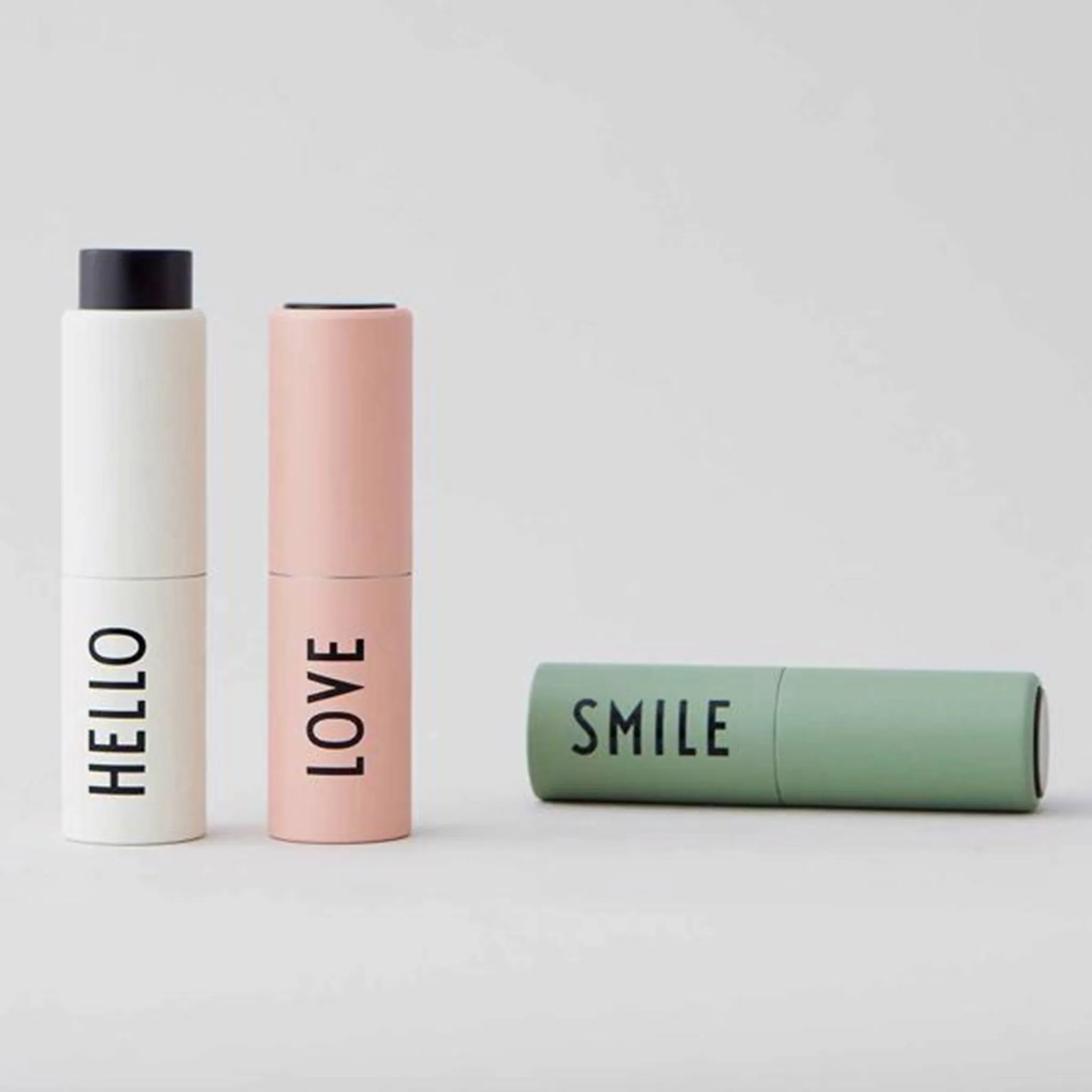 Design Letters Bag Size Hand Sanitizer Dispenser Nude Love