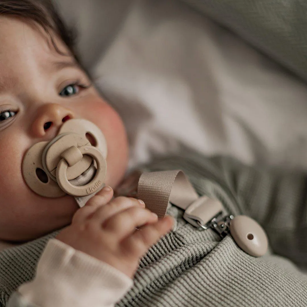 Elodie Details Bamboo Pacifier - Orthodontic - Pure Khaki