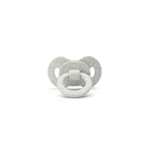Elodie Details Newborn Bamboo Pacifier - Round - Vanilla White
