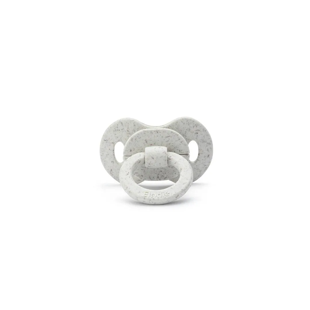 Elodie Details Newborn Bamboo Pacifier - Round - Vanilla White