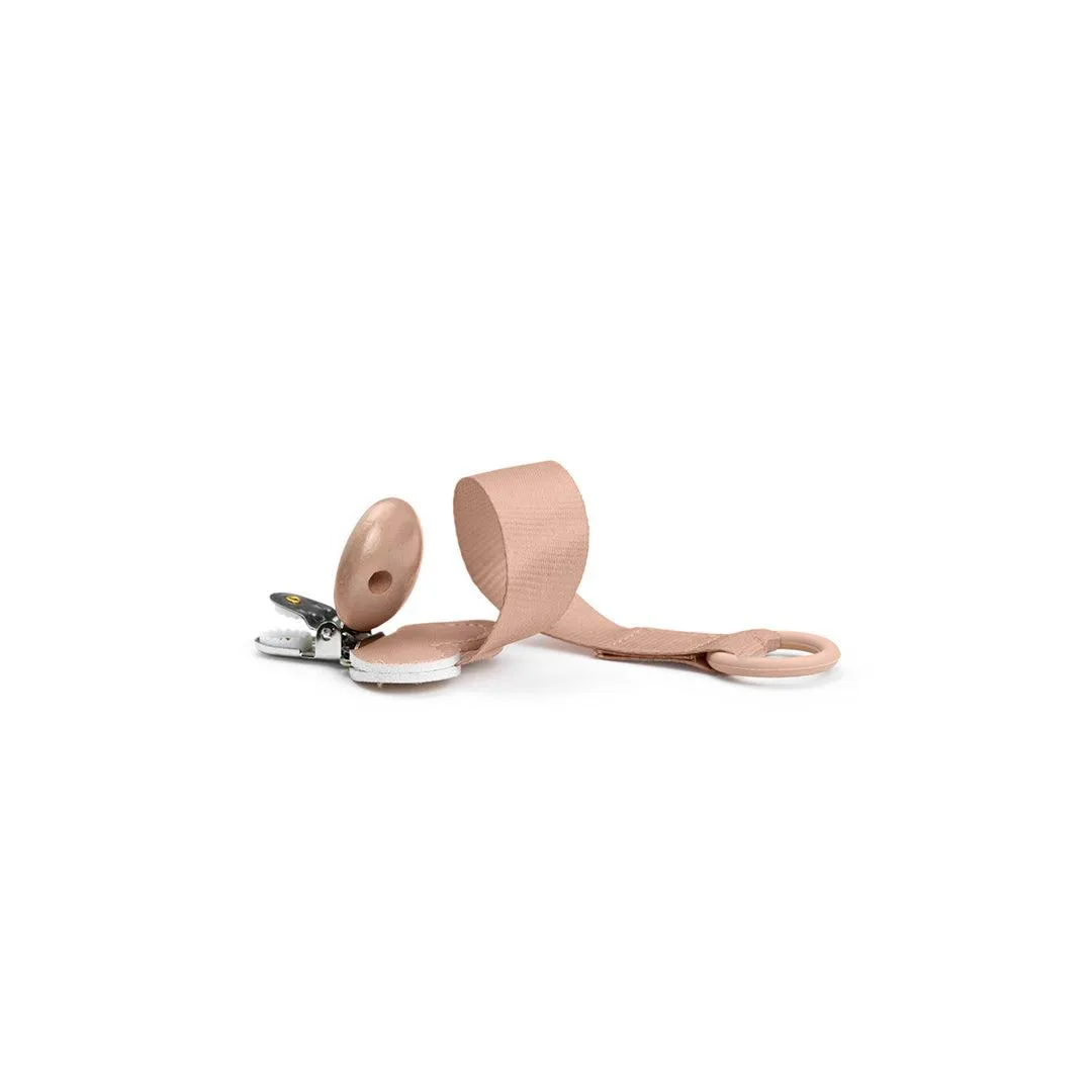Elodie Details Pacifier Clip - Blushing Pink - Wood
