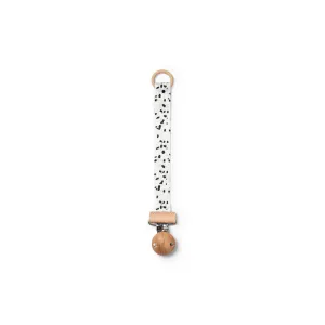 Elodie Details Pacifier Clip - Dalmatian Dots - Wood