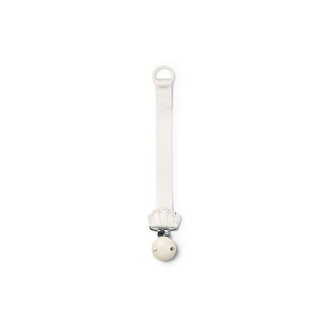 Elodie Details Pacifier Clip - Vanilla White - Wood