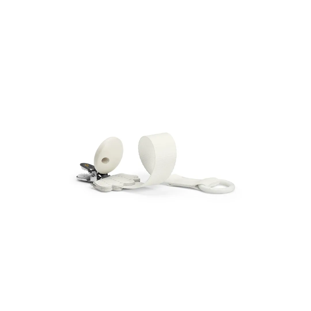 Elodie Details Pacifier Clip - Vanilla White - Wood