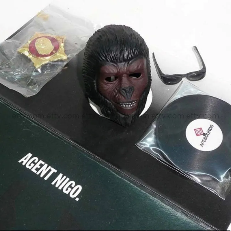 ETTV Agent NIGO Medicom BAPE Bathing Ape (1998) Edition of 1000, very RARE find.