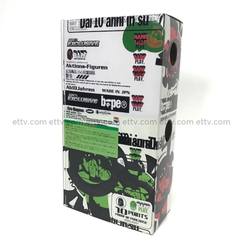 ETTV Agent NIGO Medicom BAPE Bathing Ape (1998) Edition of 1000, very RARE find.