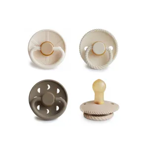 FRIGG Daisy Latex Pacifier - 4 Pack - Crystal Sparkle