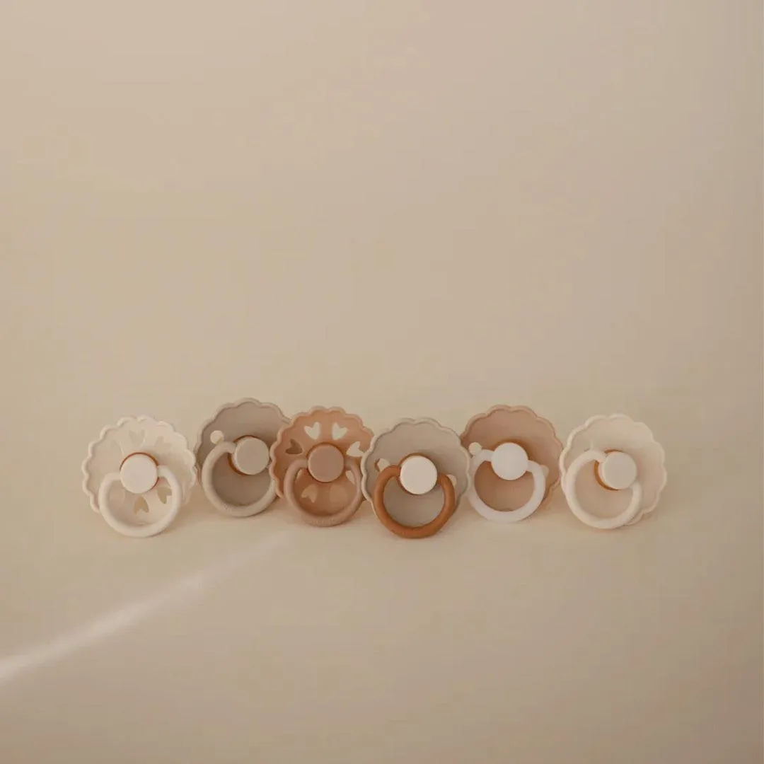 FRIGG Daisy Latex Pacifier - 6 Pack - Cinnamon Charm