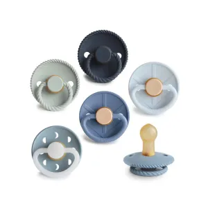 FRIGG Daisy Latex Pacifier - 6 Pack - Endless Sea