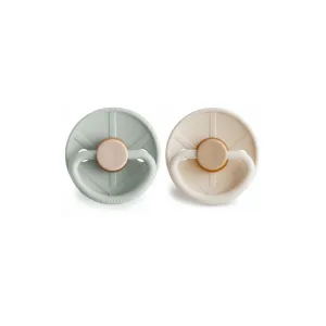 FRIGG Little Viking Latex Pacifier Pacifier - 2 Pack - Sage/Cream