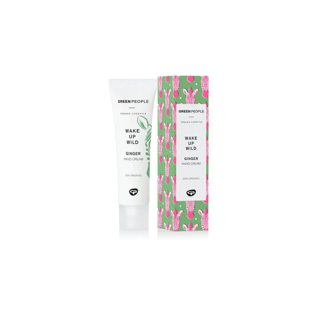Green People Wake Up Wild Hand Cream - Ginger - 30ml