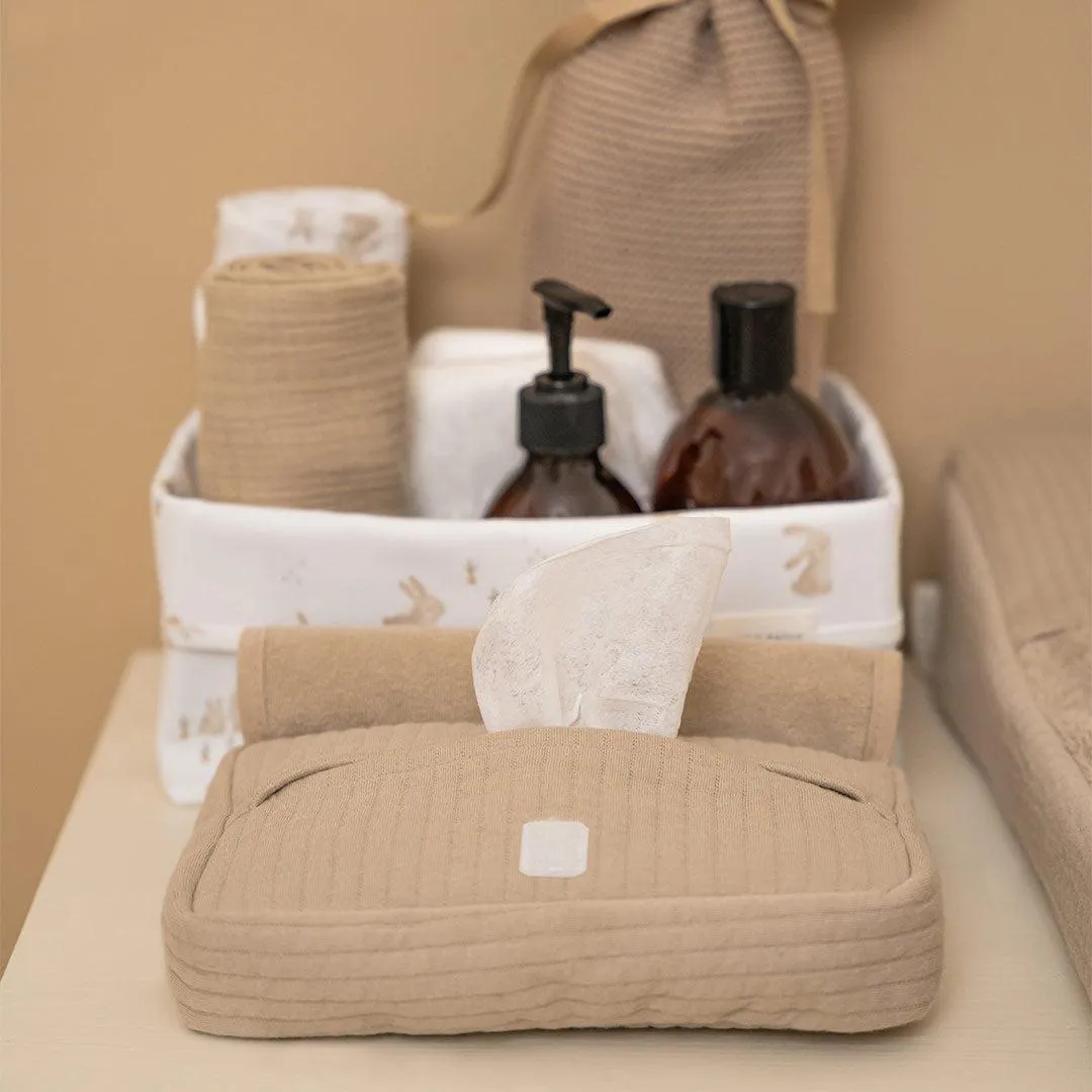 Little Dutch Baby Wipes Cover - Pure Beige