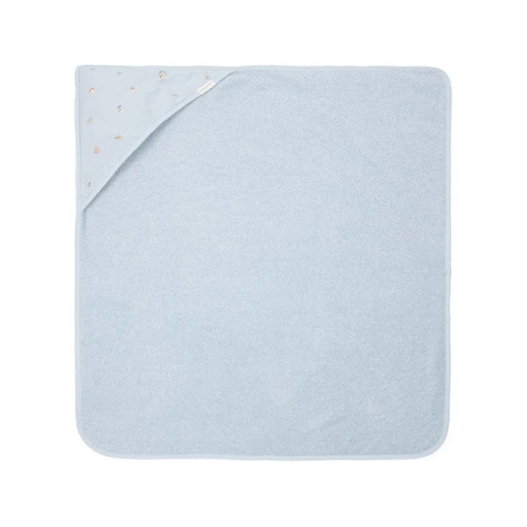 Little Dutch Hooded towel - 75x75 cm - Blue