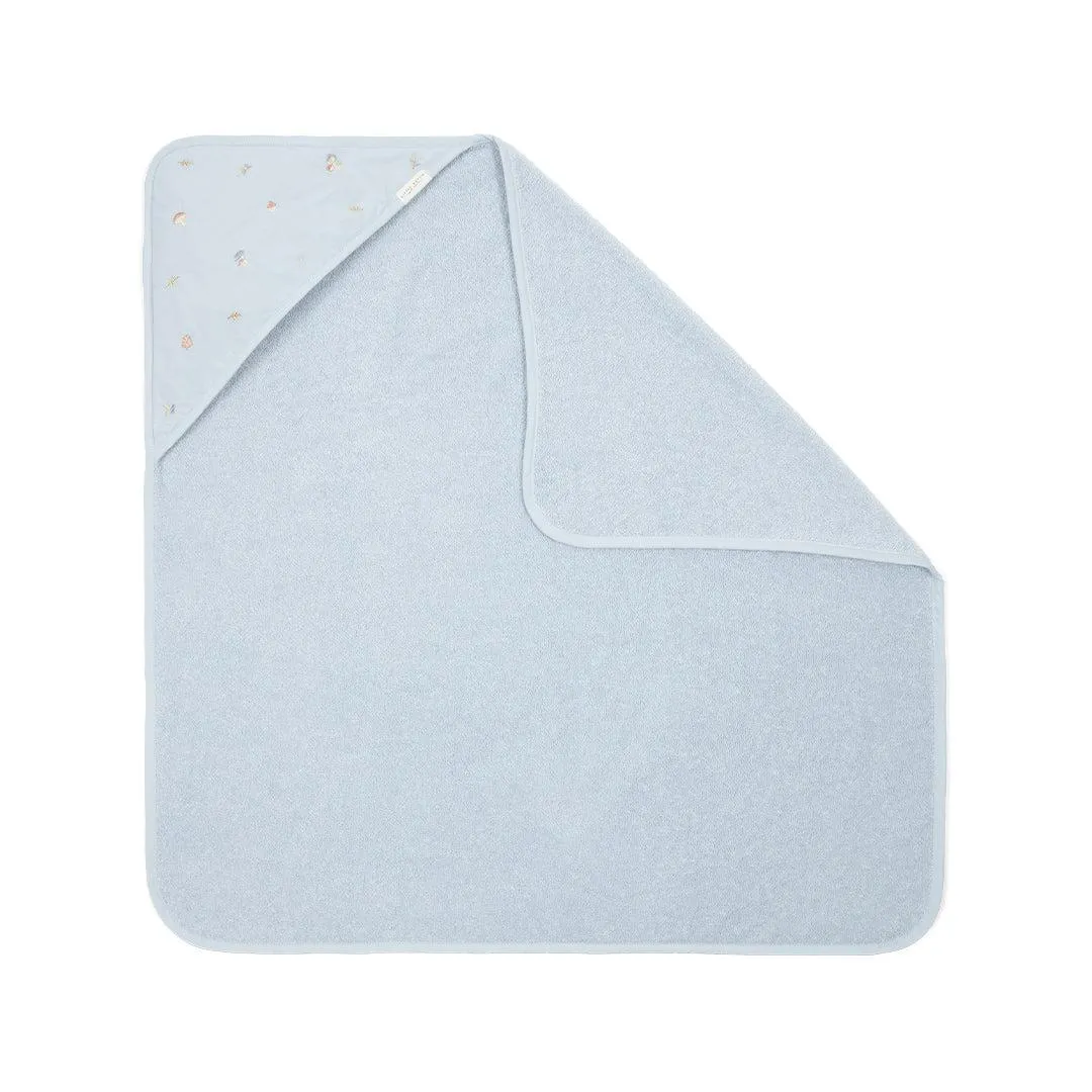 Little Dutch Hooded towel - 75x75 cm - Blue
