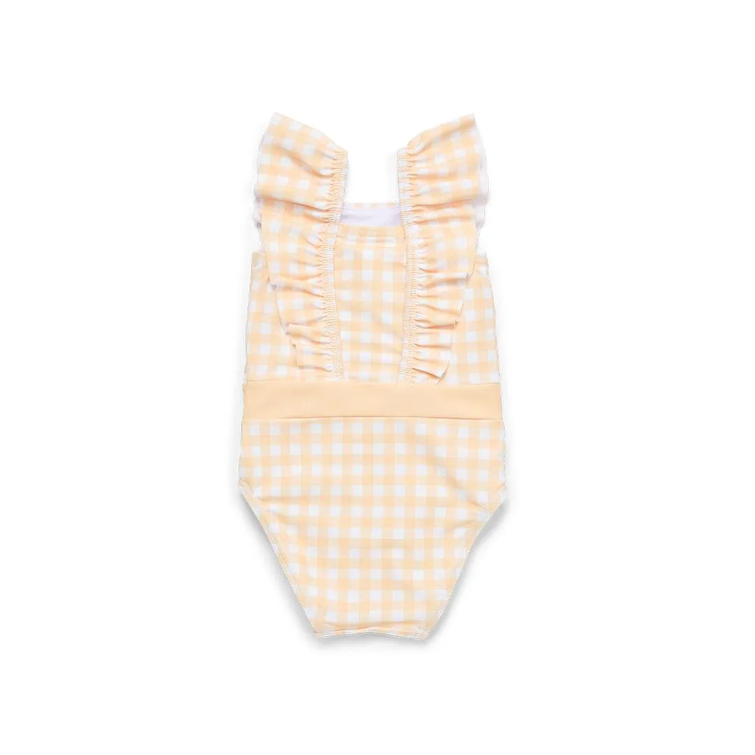 Little Dutch Volants Bathsuit - Sunshine Checks