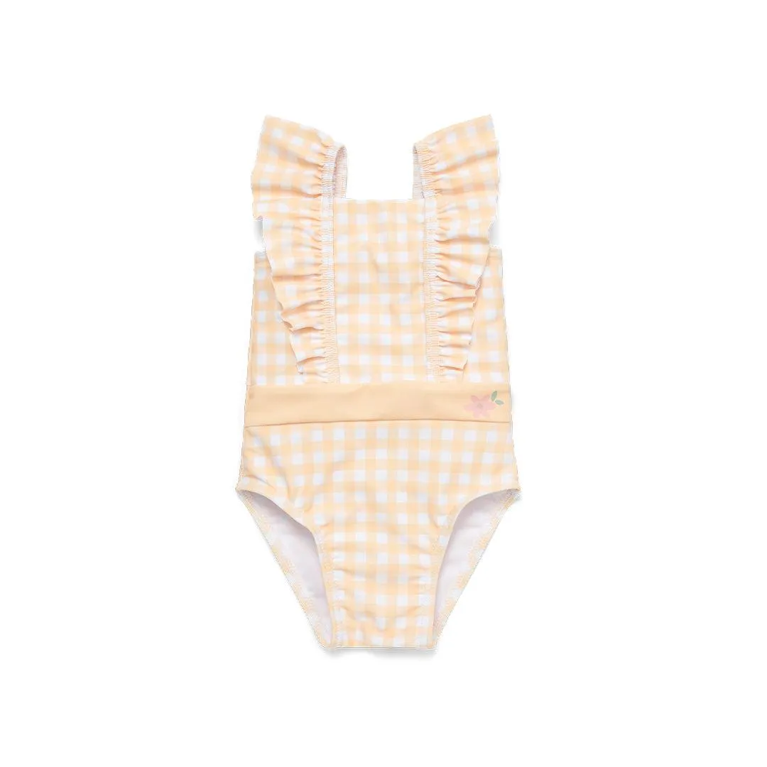 Little Dutch Volants Bathsuit - Sunshine Checks