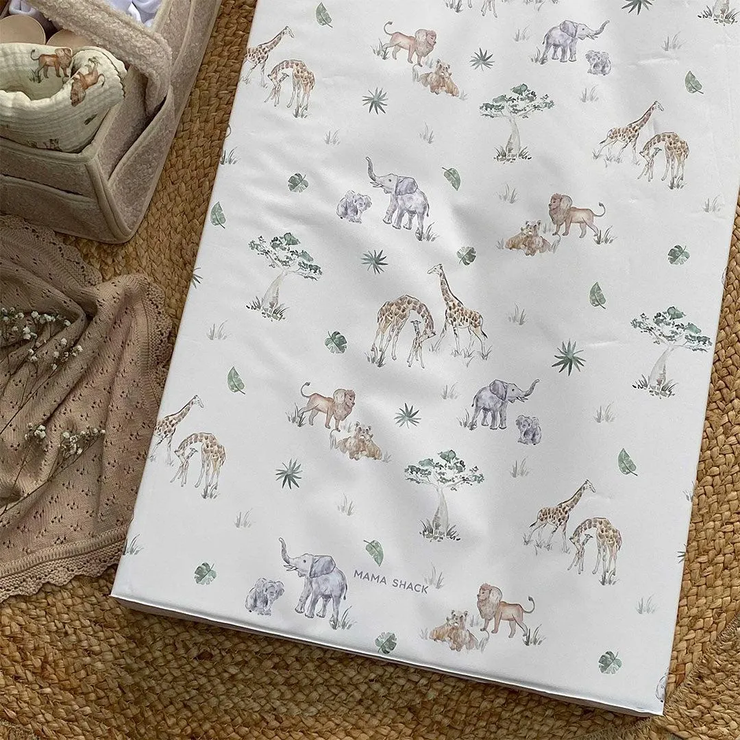 Mama Shack Anti Roll Changing Mat - Sweet Safari