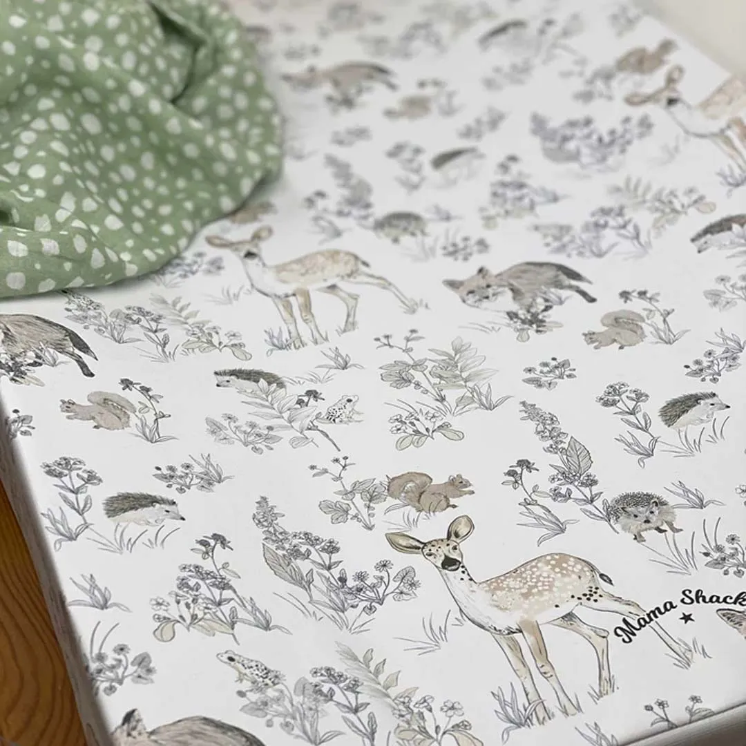 Mama Shack Anti Roll Changing Mat - Woodland