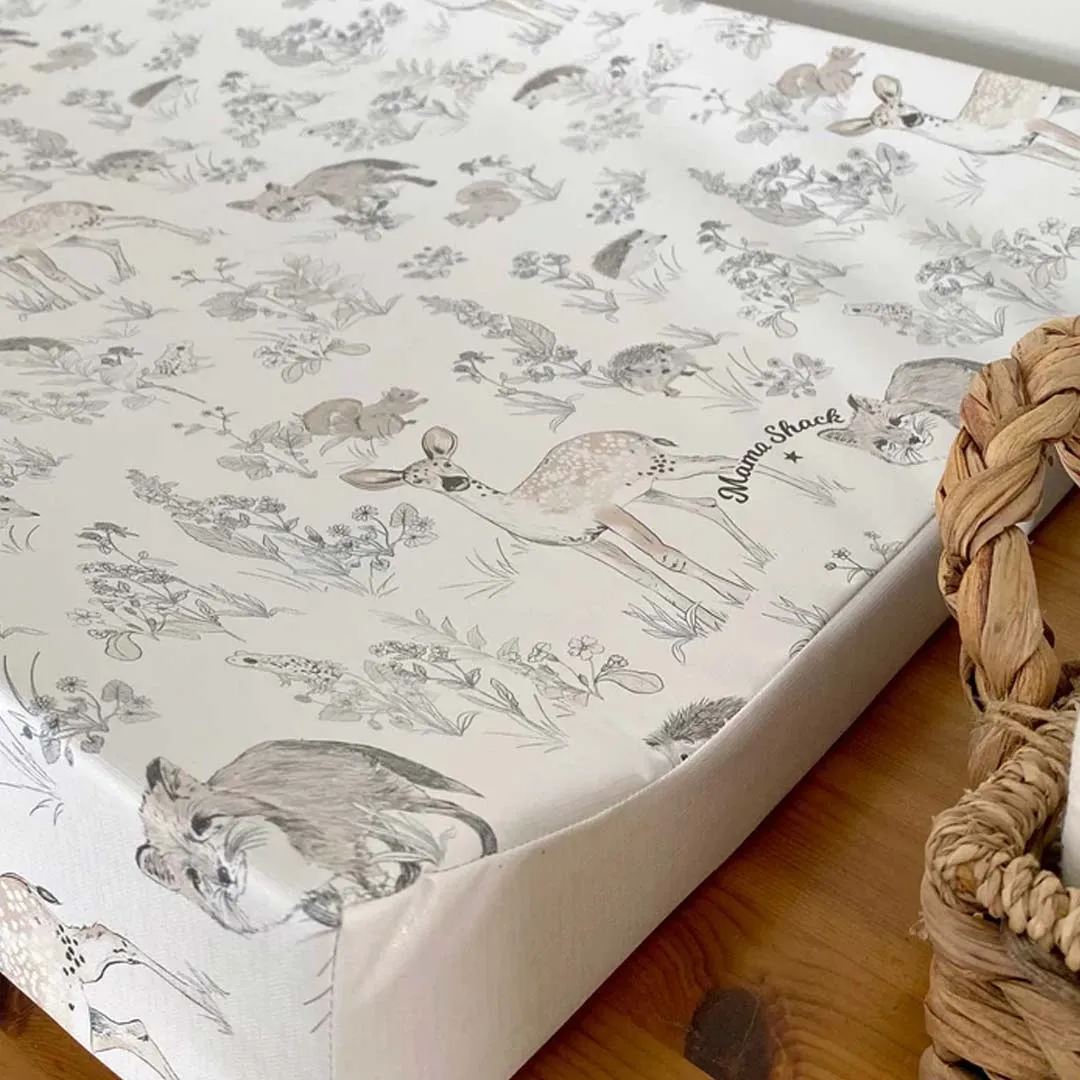 Mama Shack Anti Roll Changing Mat - Woodland