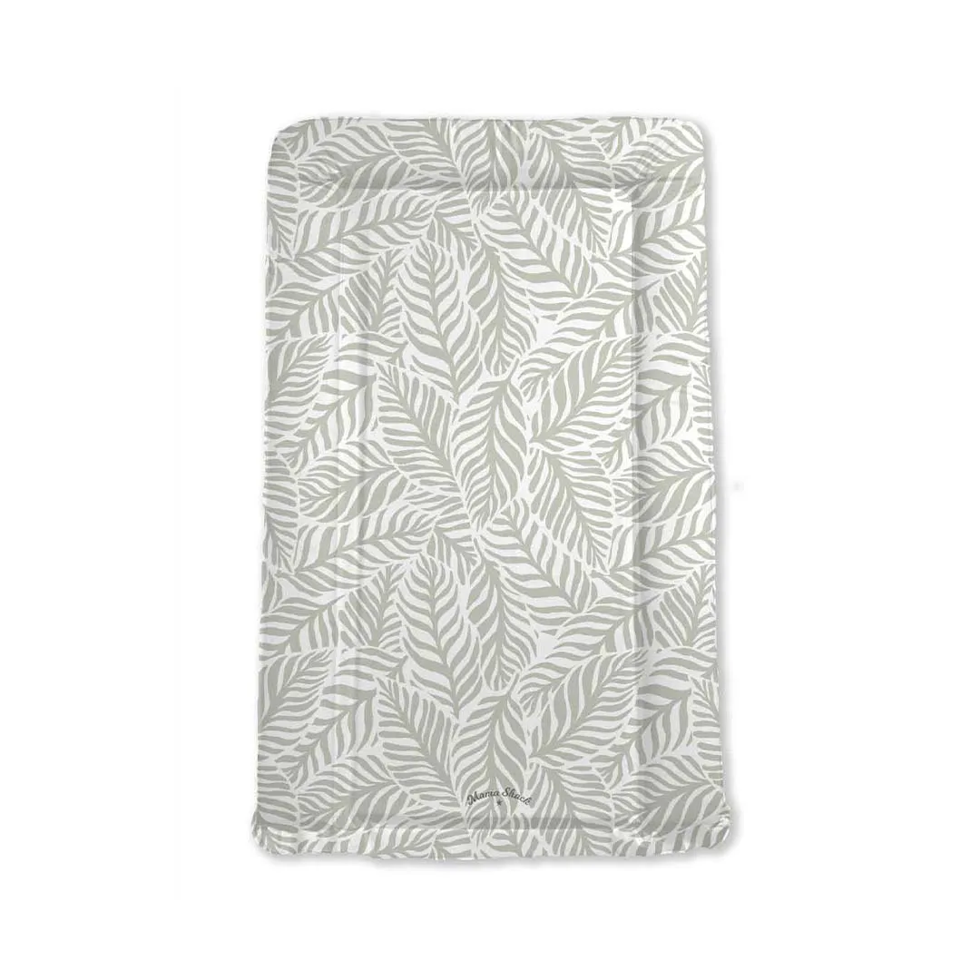 Mama Shack Changing Mat - Linear Leaf / Sage