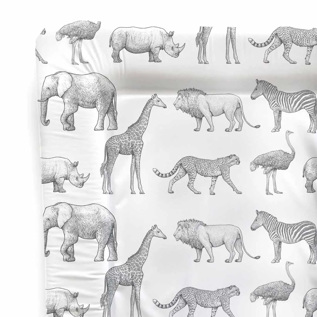 Mama Shack Changing Mat - Monochrome Safari