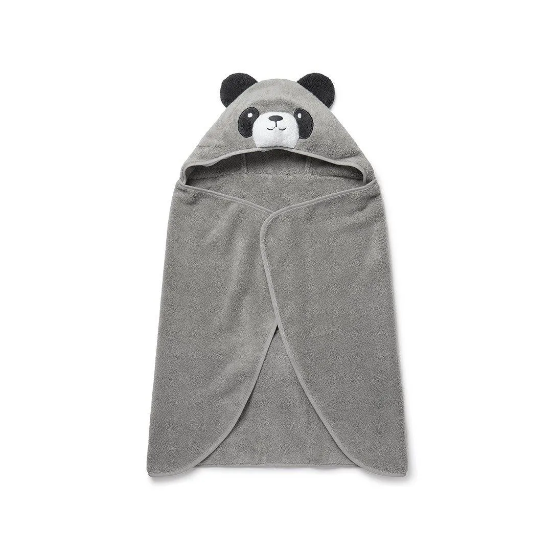 MORI Hooded Toddler Bath Towel - Panda